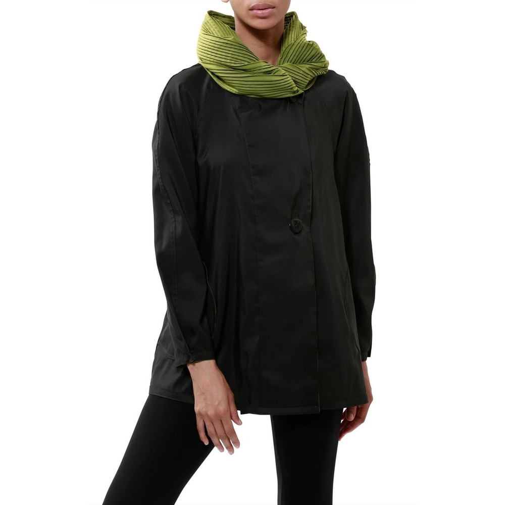 Mycra Pac Mini Donatella Reversible Hooded Raincoat GREEN to Gen S/M BLACK